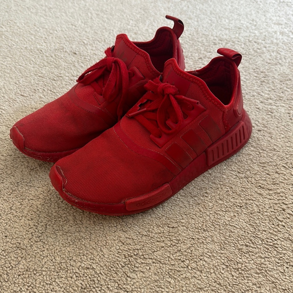 RED adidas women’s nmd’s size 7